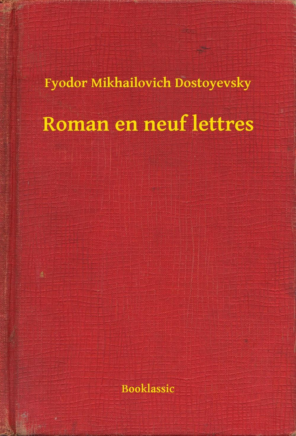 Big bigCover of Roman en neuf lettres