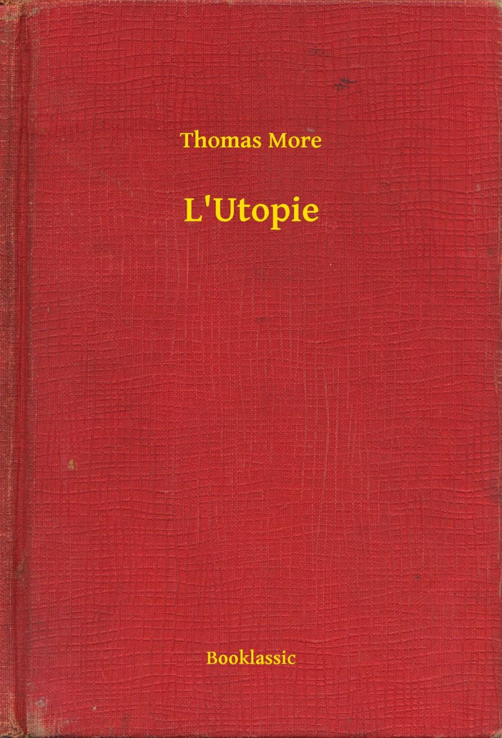 Big bigCover of L'Utopie