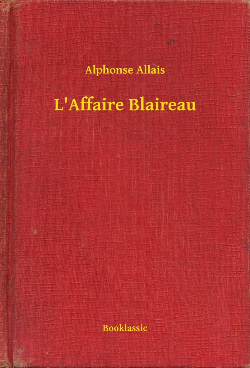 Big bigCover of L'Affaire Blaireau