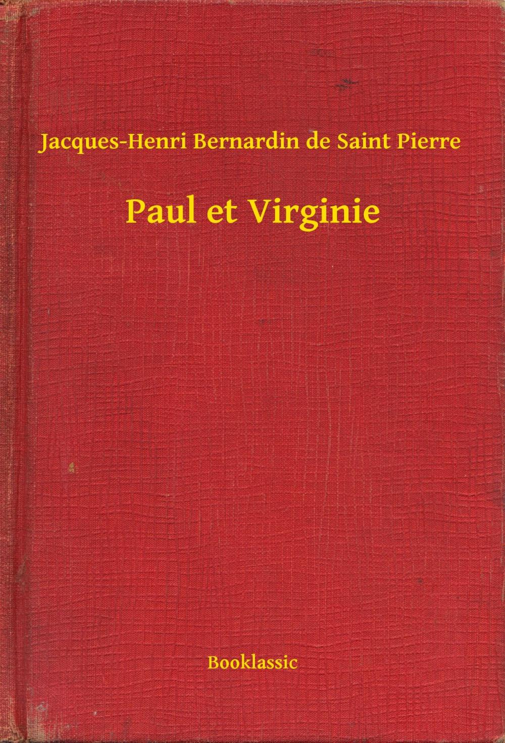 Big bigCover of Paul et Virginie