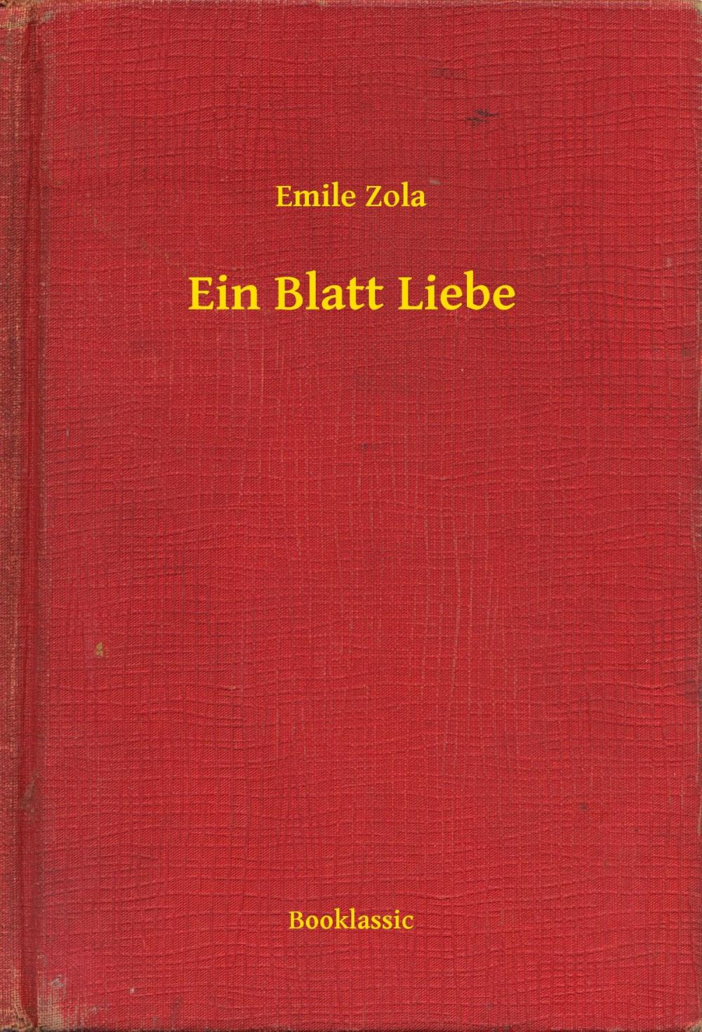 Big bigCover of Ein Blatt Liebe