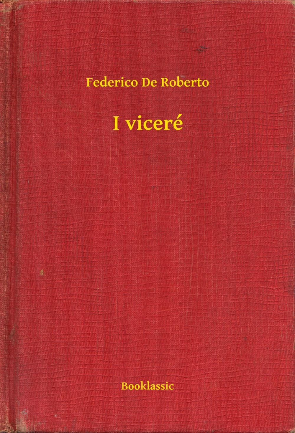 Big bigCover of I viceré