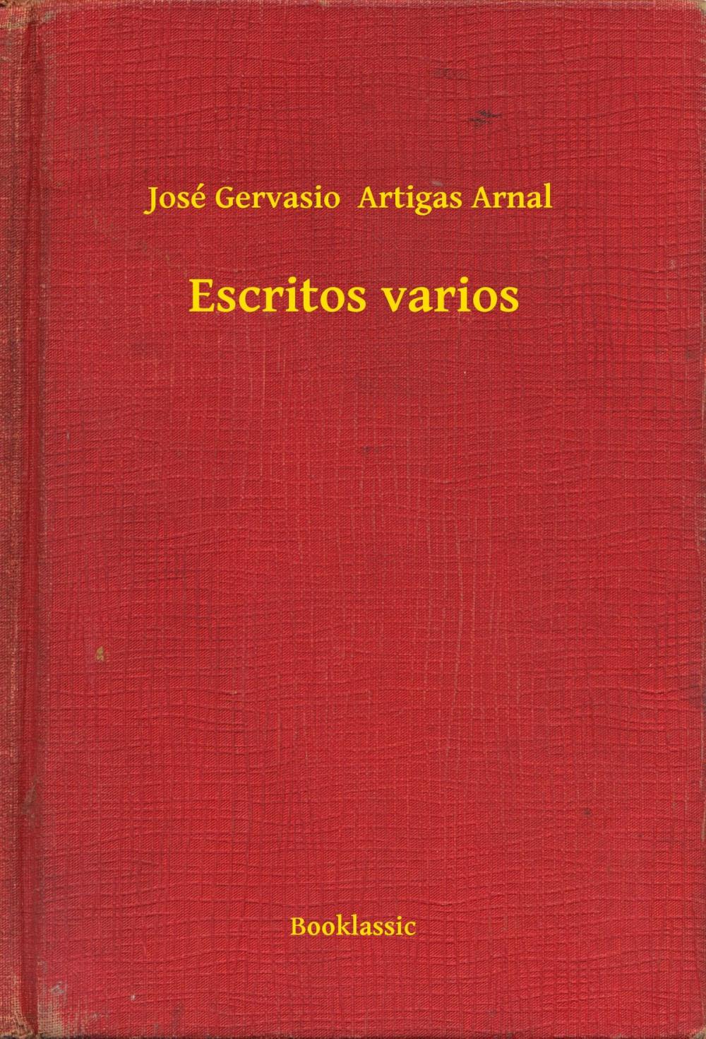 Big bigCover of Escritos varios