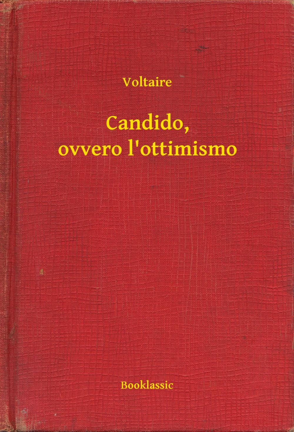 Big bigCover of Candido, ovvero l'ottimismo