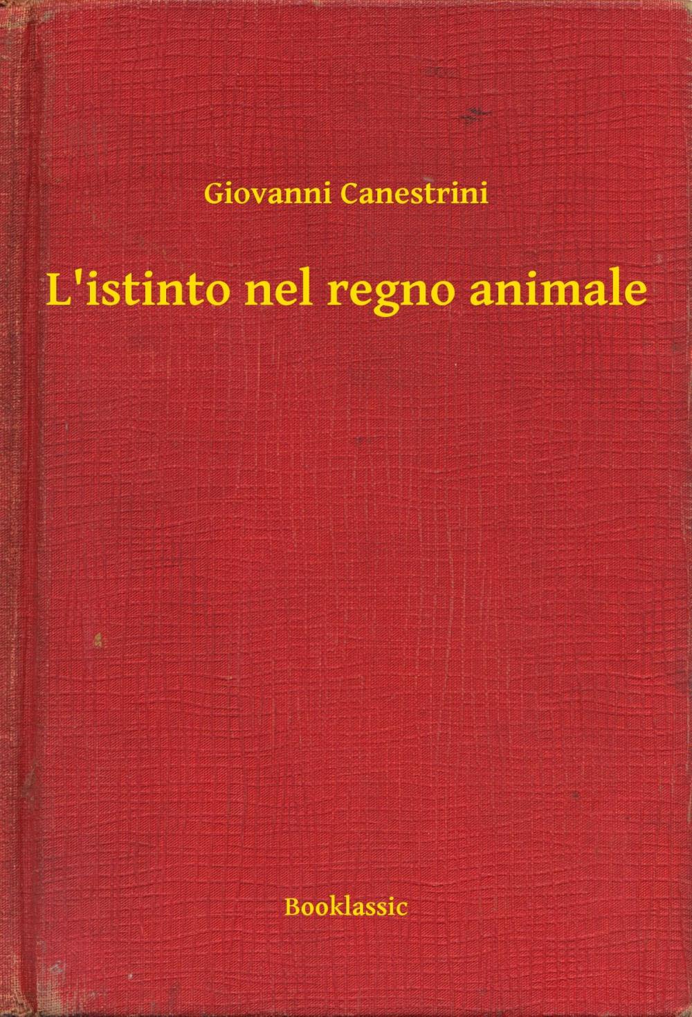 Big bigCover of L'istinto nel regno animale