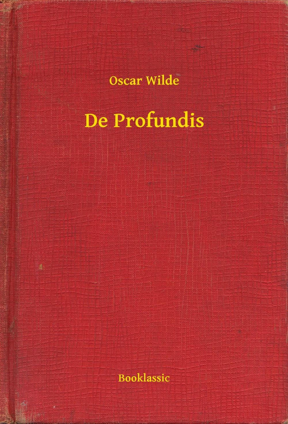 Big bigCover of De Profundis