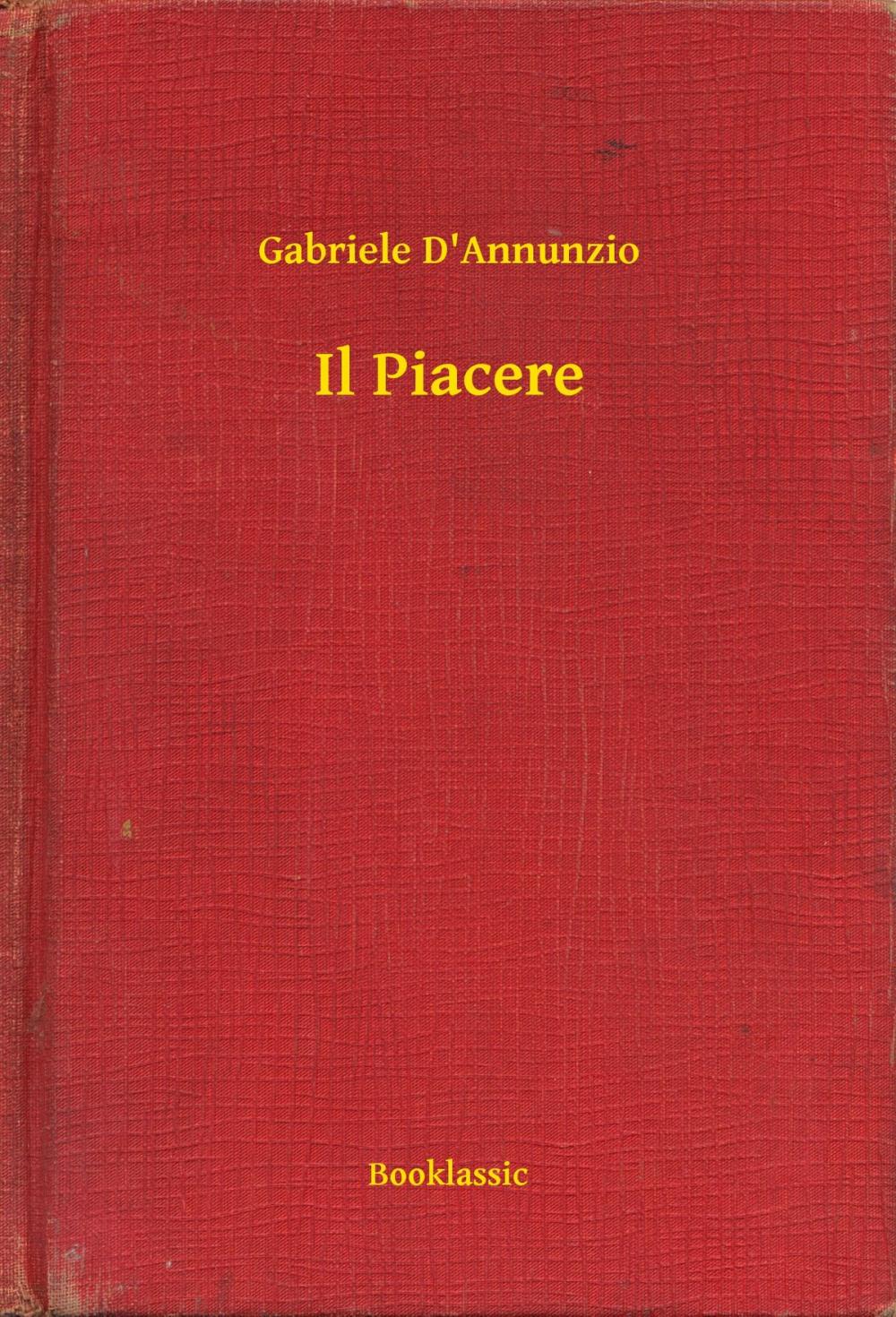 Big bigCover of Il Piacere