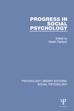 Cover of the book Progress in Social Psychology by Patrick Alan Danaher, Beverley Moriarty, Geoff Danaher