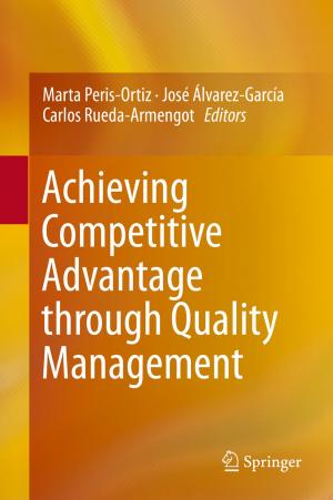 Cover of the book Achieving Competitive Advantage through Quality Management by Vincent Petit