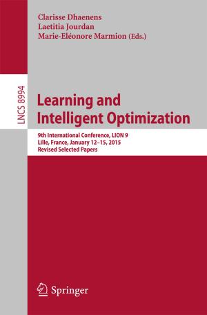 Cover of the book Learning and Intelligent Optimization by Tina Maver, Uroš Maver, Tanja Pivec, Manja Kurečič, Zdenka Peršin, Karin Stana Kleinschek