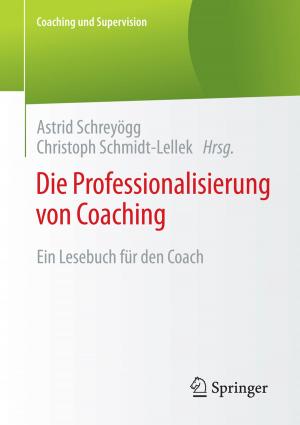 Cover of the book Die Professionalisierung von Coaching by Anselm Böhmer