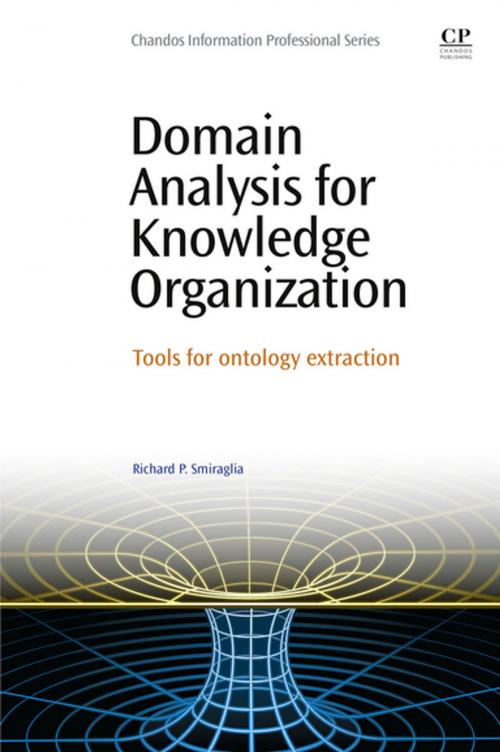 Cover of the book Domain Analysis for Knowledge Organization by Richard Smiraglia, Elsevier Science