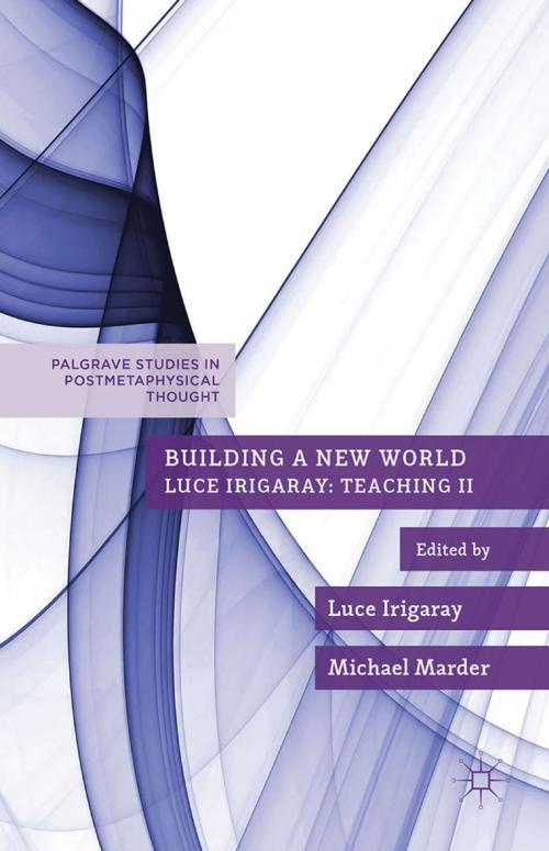 Cover of the book Building a New World by Luce Irigaray, Michael Marder, Palgrave Macmillan UK