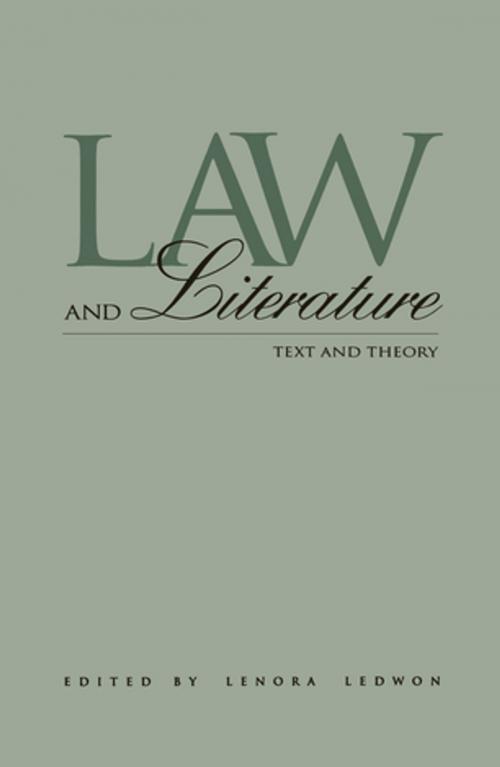 Cover of the book Law and Literature by Lenora Ledwon, Taylor and Francis