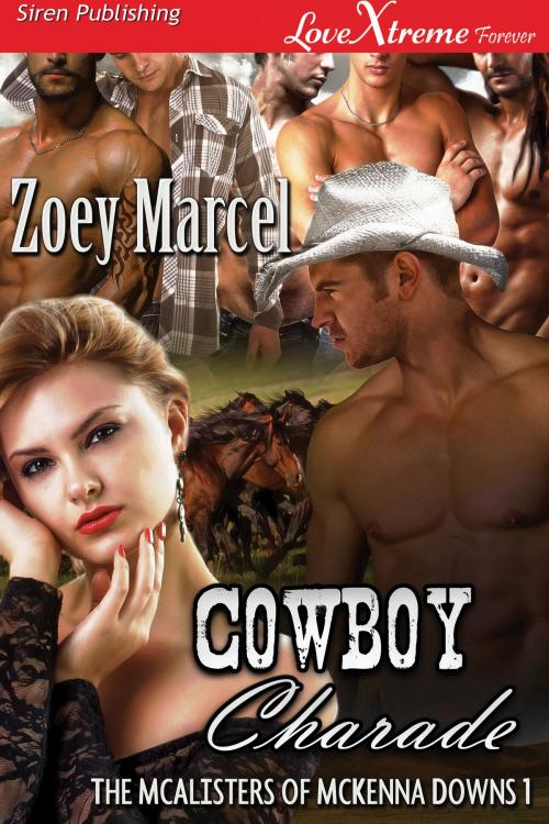 Cover of the book Cowboy Charade by Zoey Marcel, Siren-BookStrand