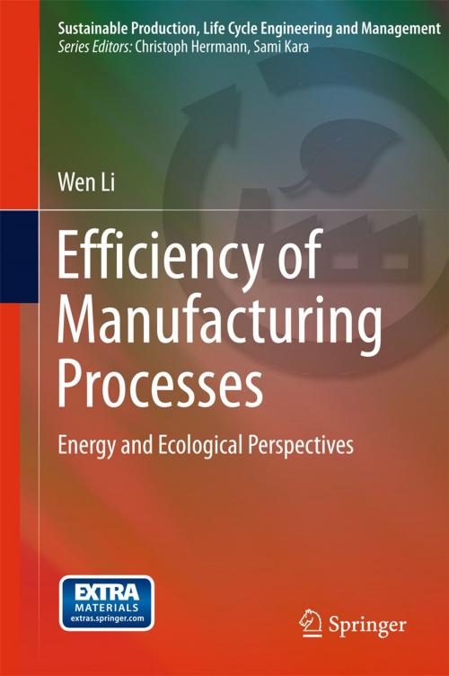 Cover of the book Efficiency of Manufacturing Processes by Wen Li, Springer International Publishing