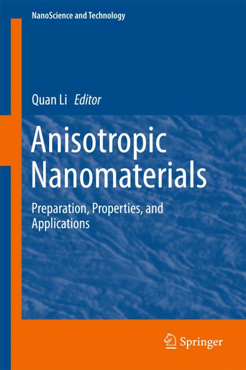 Cover of the book Anisotropic Nanomaterials by , Springer International Publishing