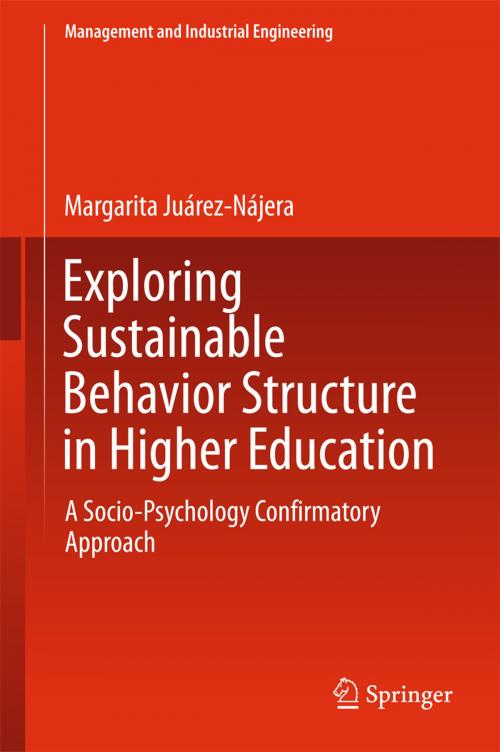 Cover of the book Exploring Sustainable Behavior Structure in Higher Education by Margarita Juárez-Nájera, Springer International Publishing