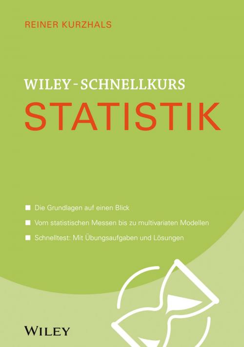 Cover of the book Wiley-Schnellkurs Statistik by Reiner Kurzhals, Wiley