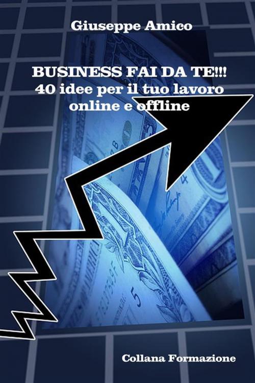 Cover of the book Business fai da te!!! 40 idee per il tuo lavoro online e offline by Giuseppe Amico, Giuseppe Amico