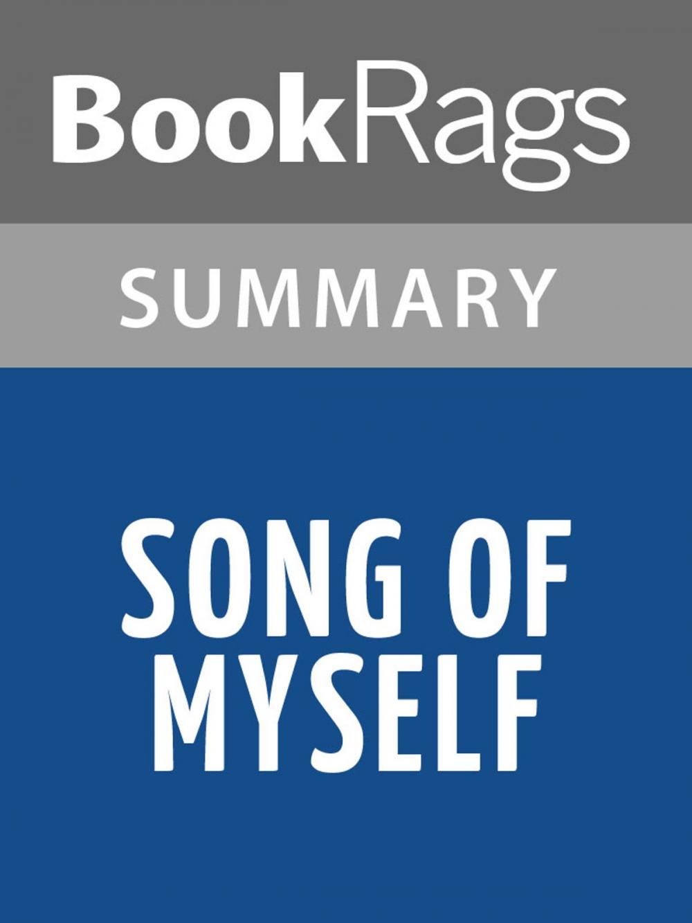 Big bigCover of Song of Myself by Walt Whitman l Summary & Study Guide