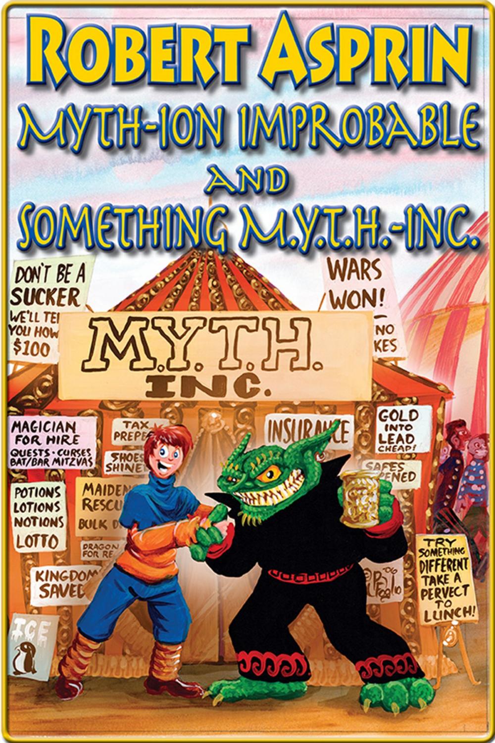 Big bigCover of Myth-Ion Improbable and Something M.Y.T.H.-Inc.