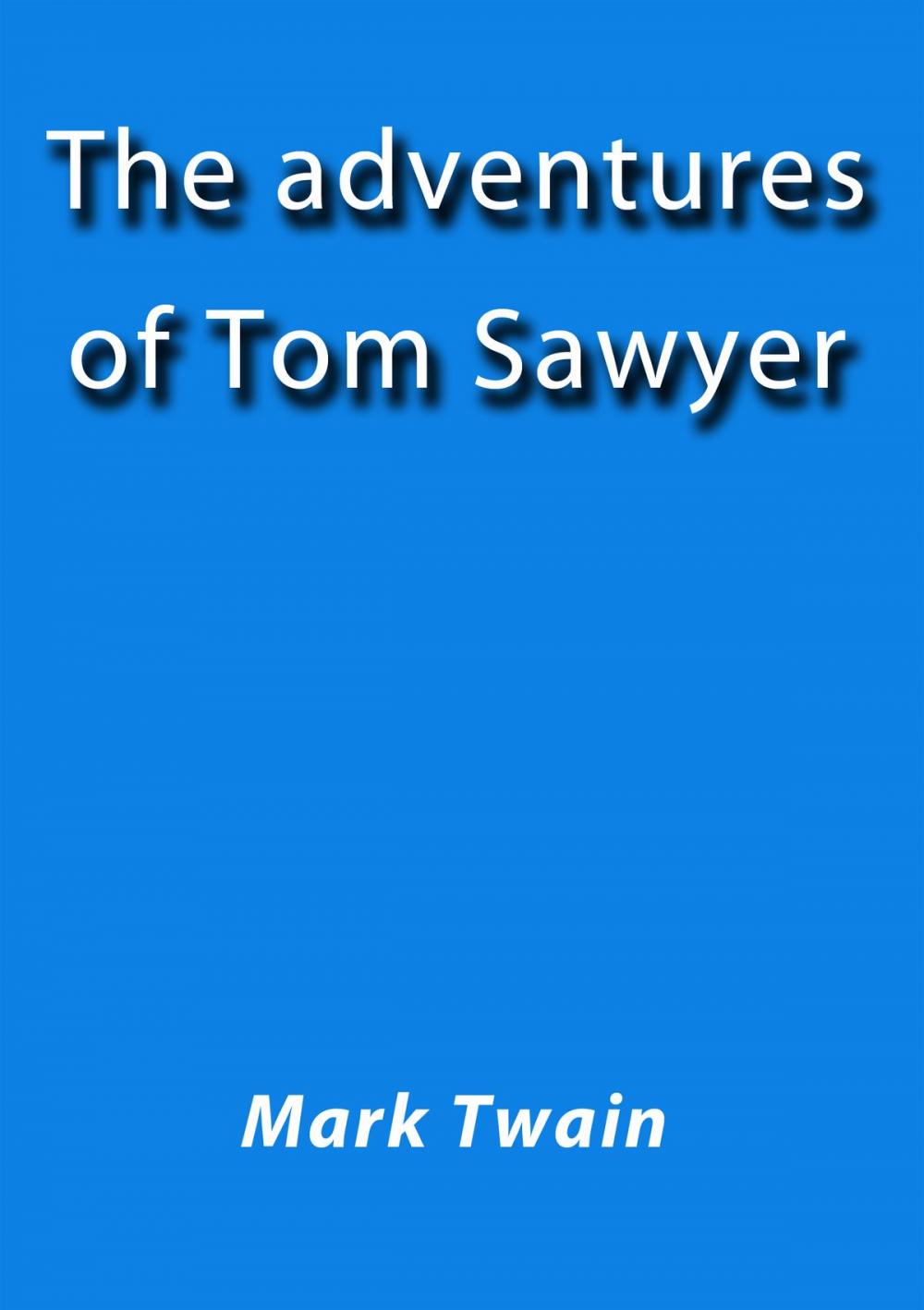 Big bigCover of The adventures of Tom Sawyer