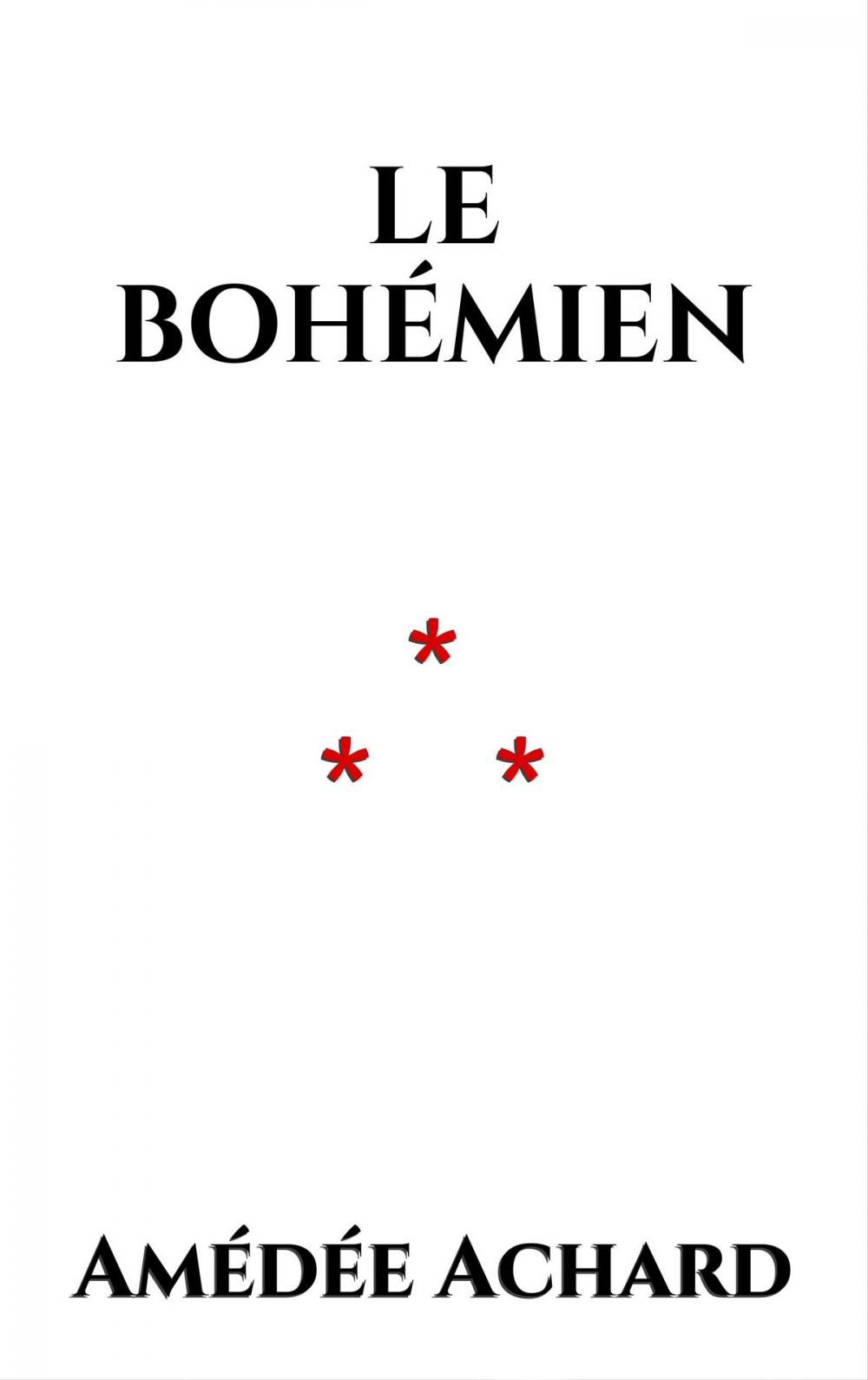 Big bigCover of Le Bohémien