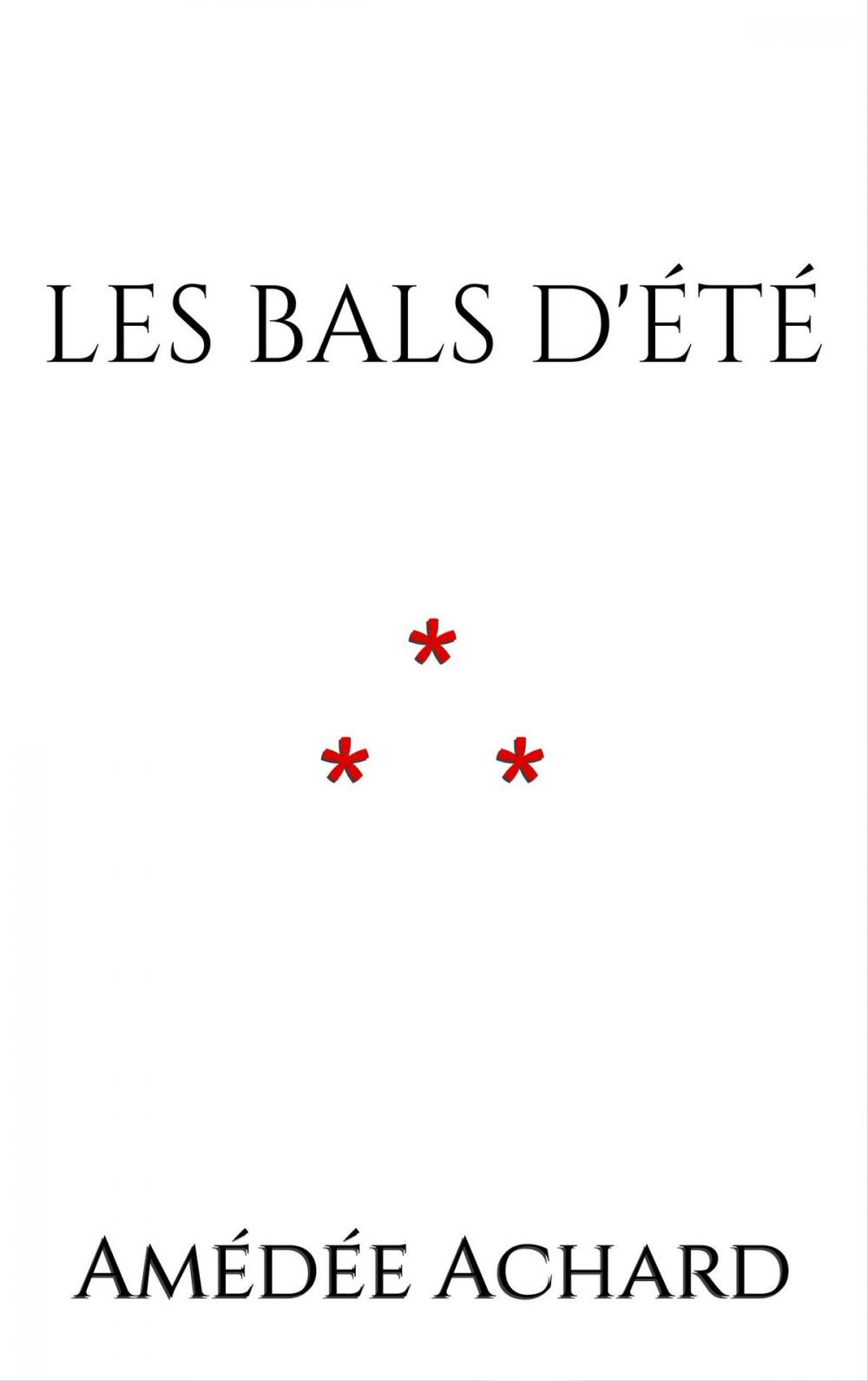 Big bigCover of Les Bals d'été