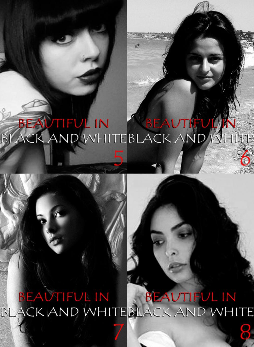 Big bigCover of Beautiful in Black and White Collected Edition 2 - 4 erotic photo books in one