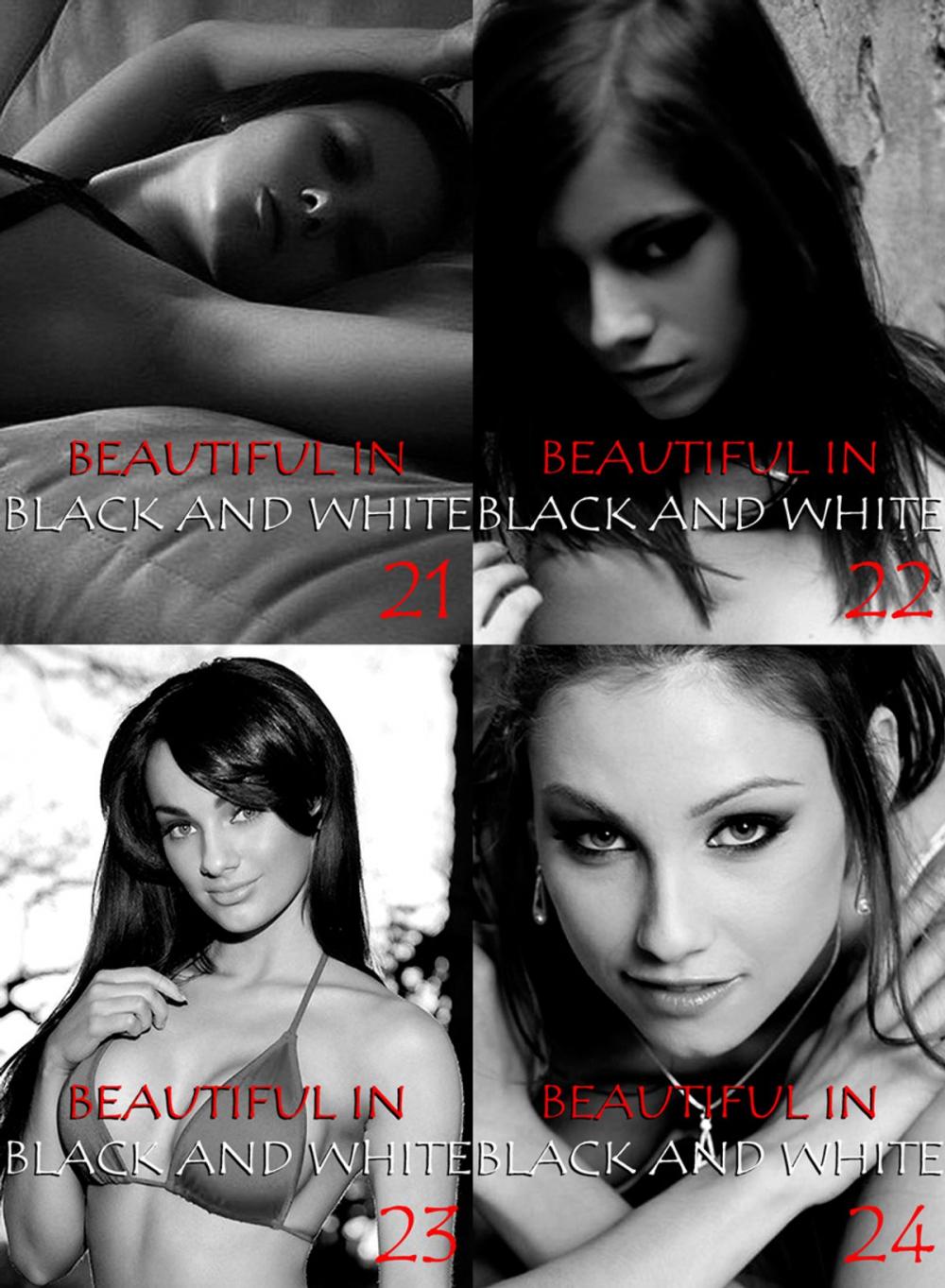 Big bigCover of Beautiful in Black and White Collected Edition 6 - 4 erotic photo books in one