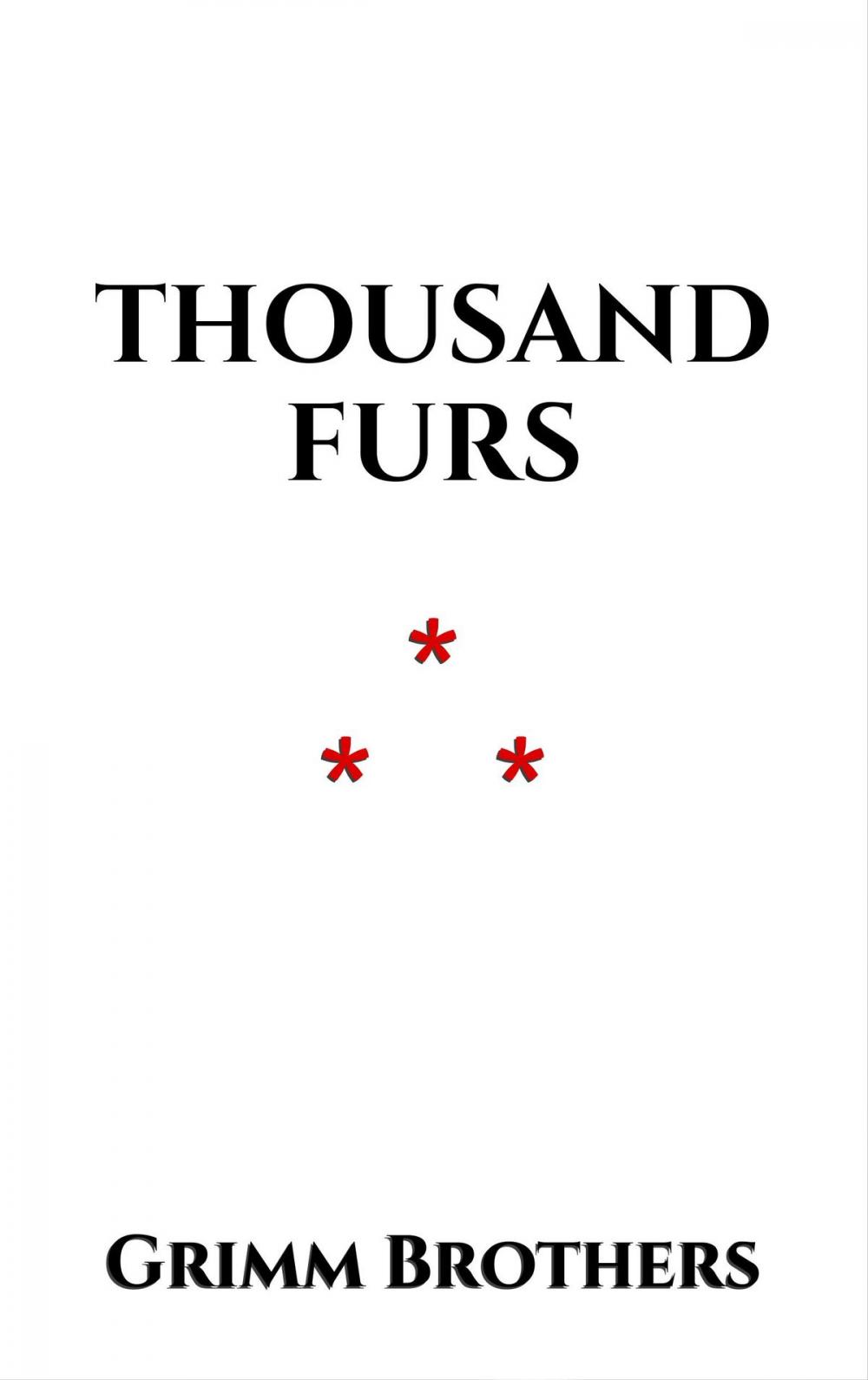 Big bigCover of Thousandfurs