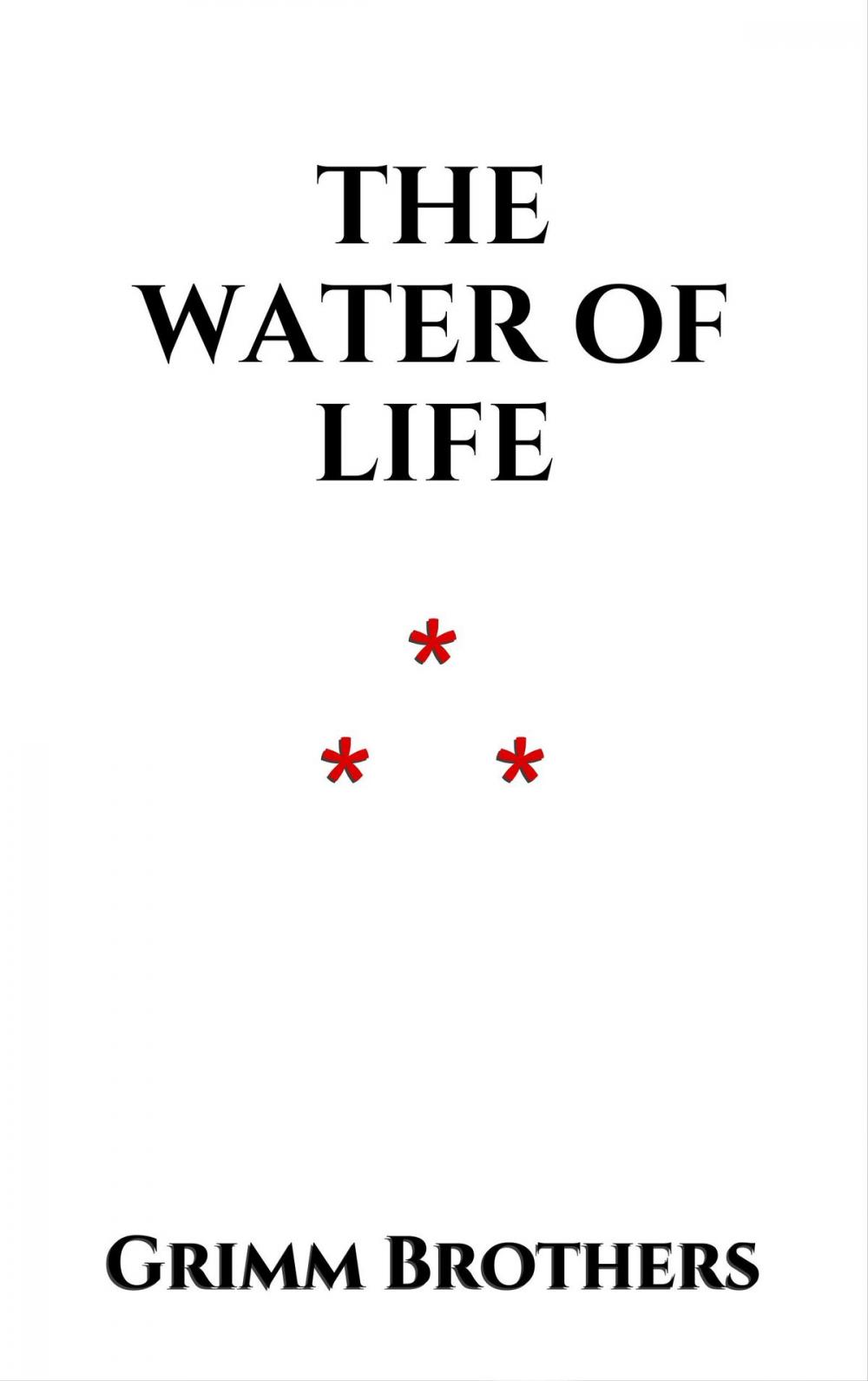 Big bigCover of The Water of Life