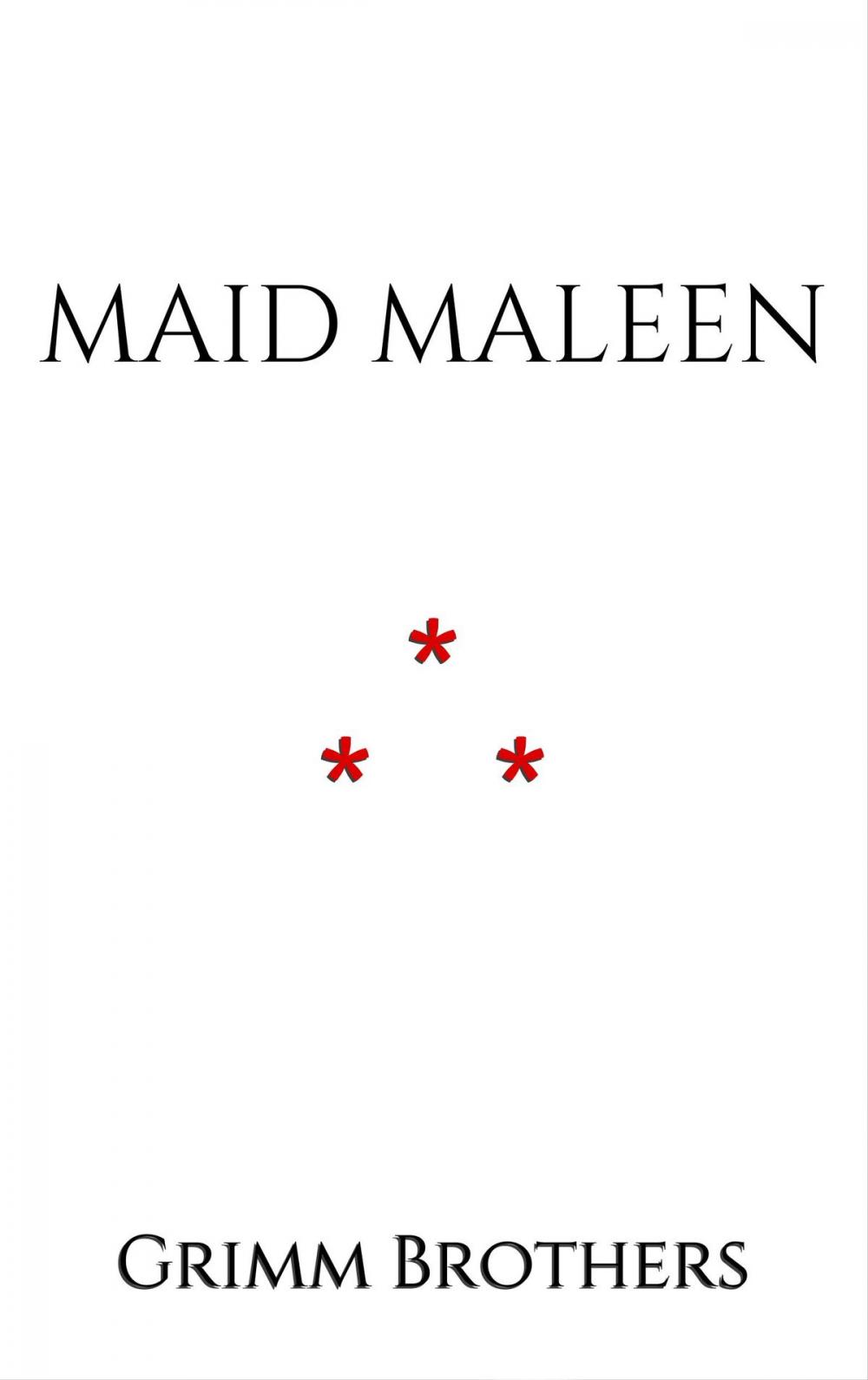 Big bigCover of Maid Maleen