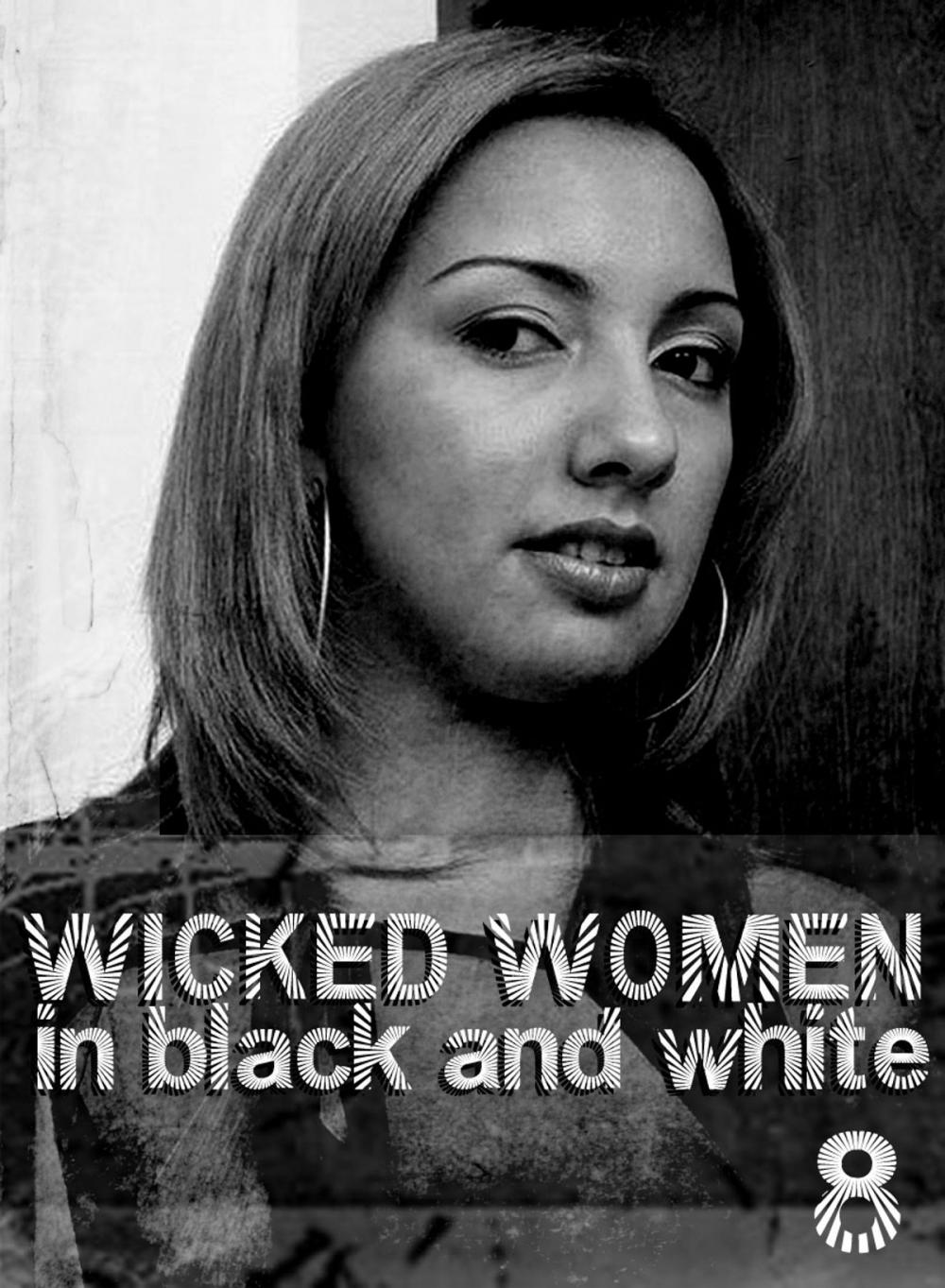 Big bigCover of Wicked Women In Black and White - An erotic photo book - Volume 8