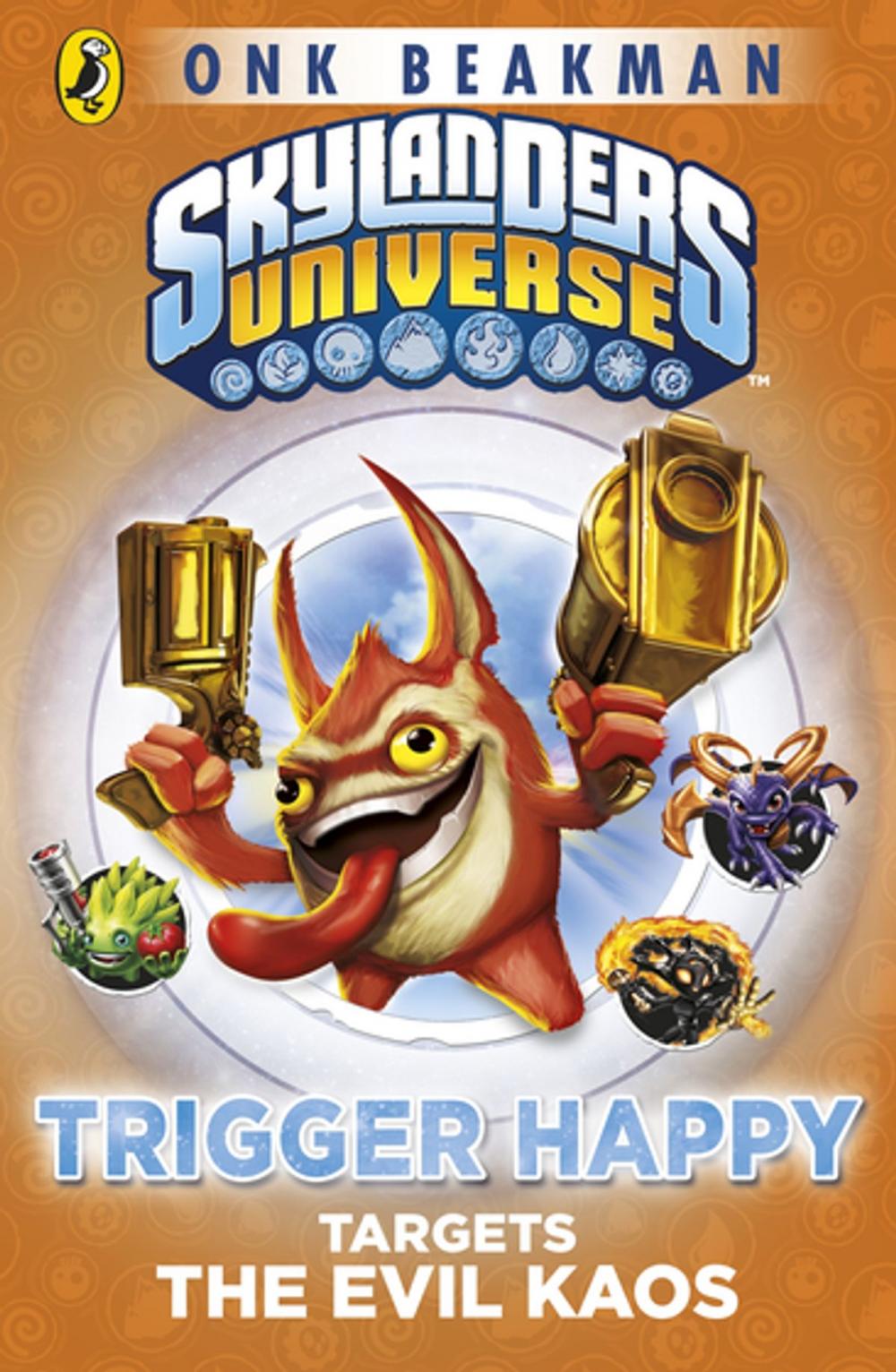 Big bigCover of Skylanders Mask of Power: Trigger Happy Targets the Evil Kaos