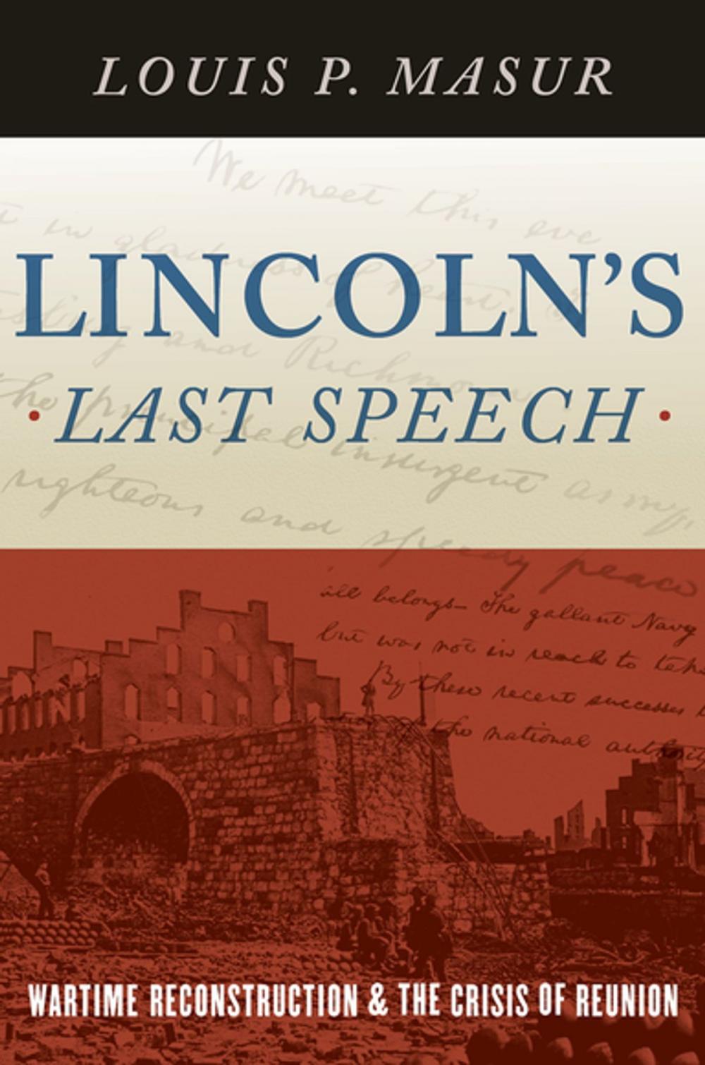 Big bigCover of Lincoln's Last Speech