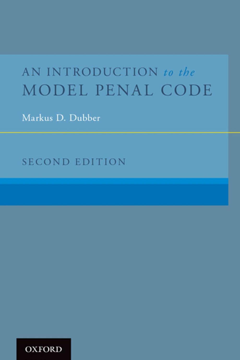 Big bigCover of An Introduction to the Model Penal Code