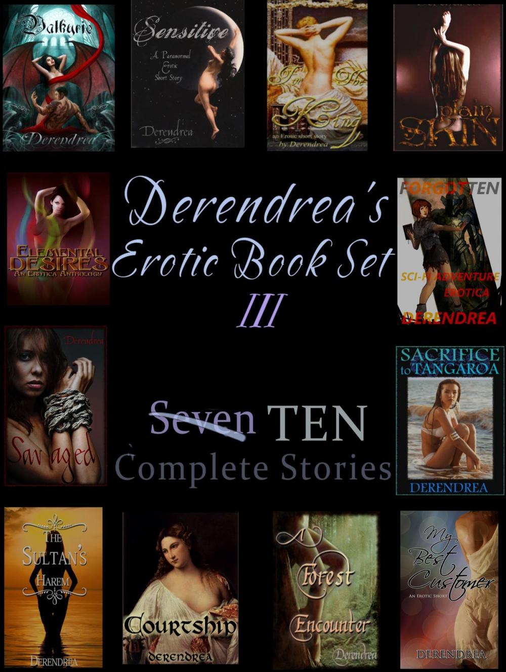 Big bigCover of Derendrea's Erotic Book Set III