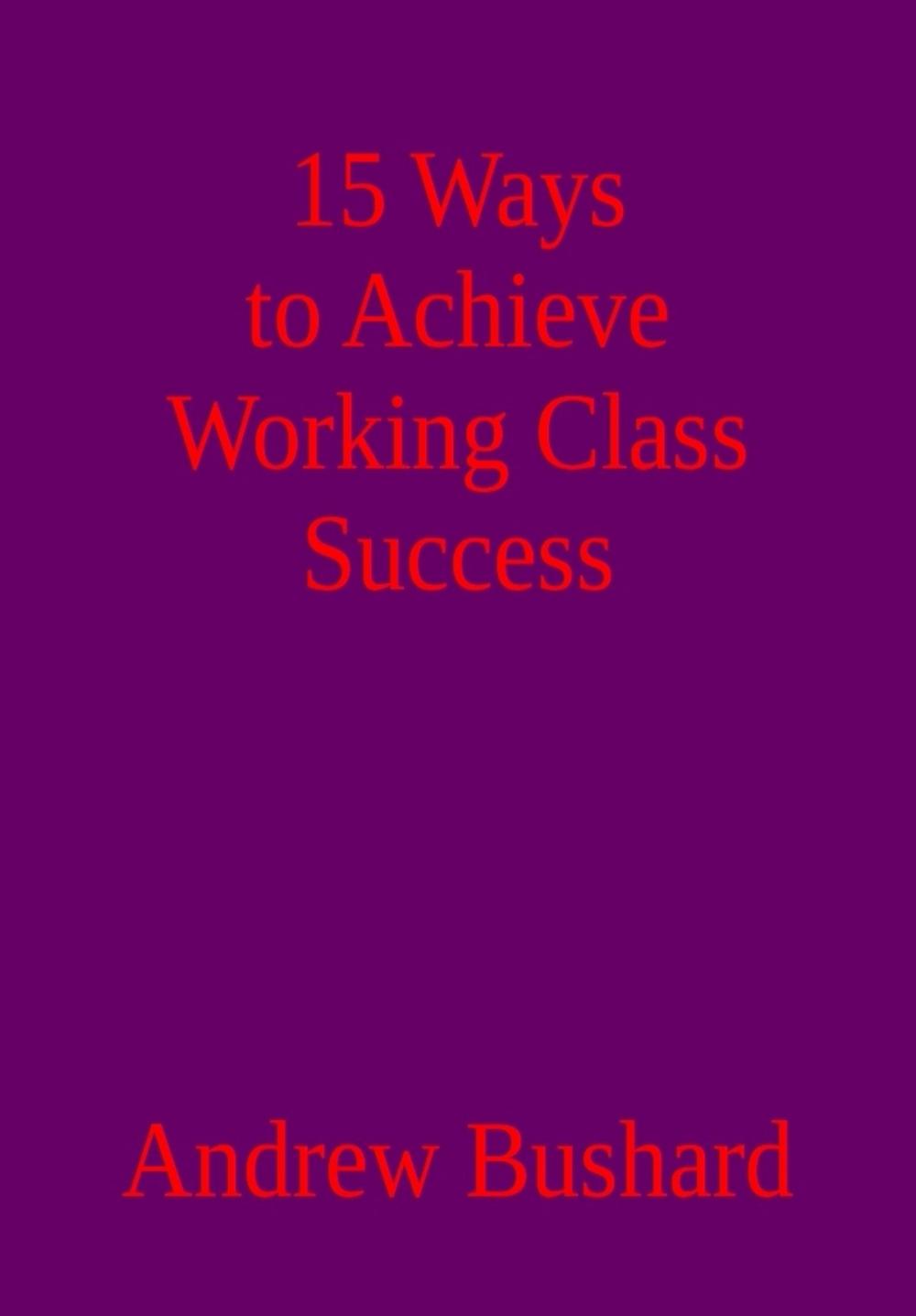 Big bigCover of 15 Ways to Achieve Working Class Success