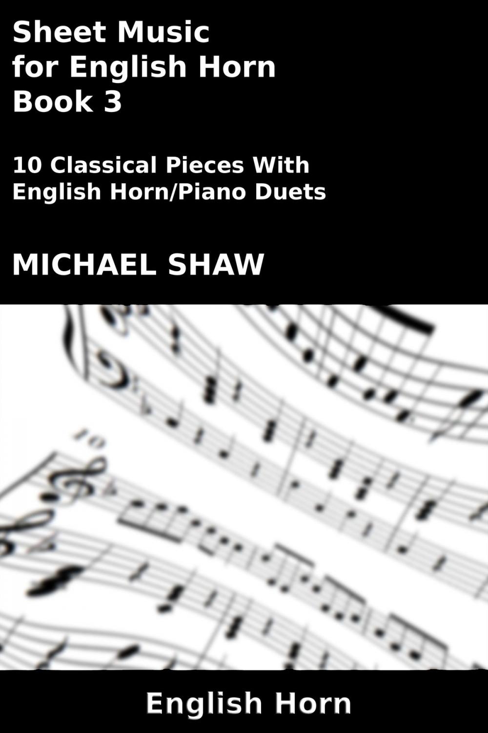 Big bigCover of Sheet Music for English Horn: Book 3