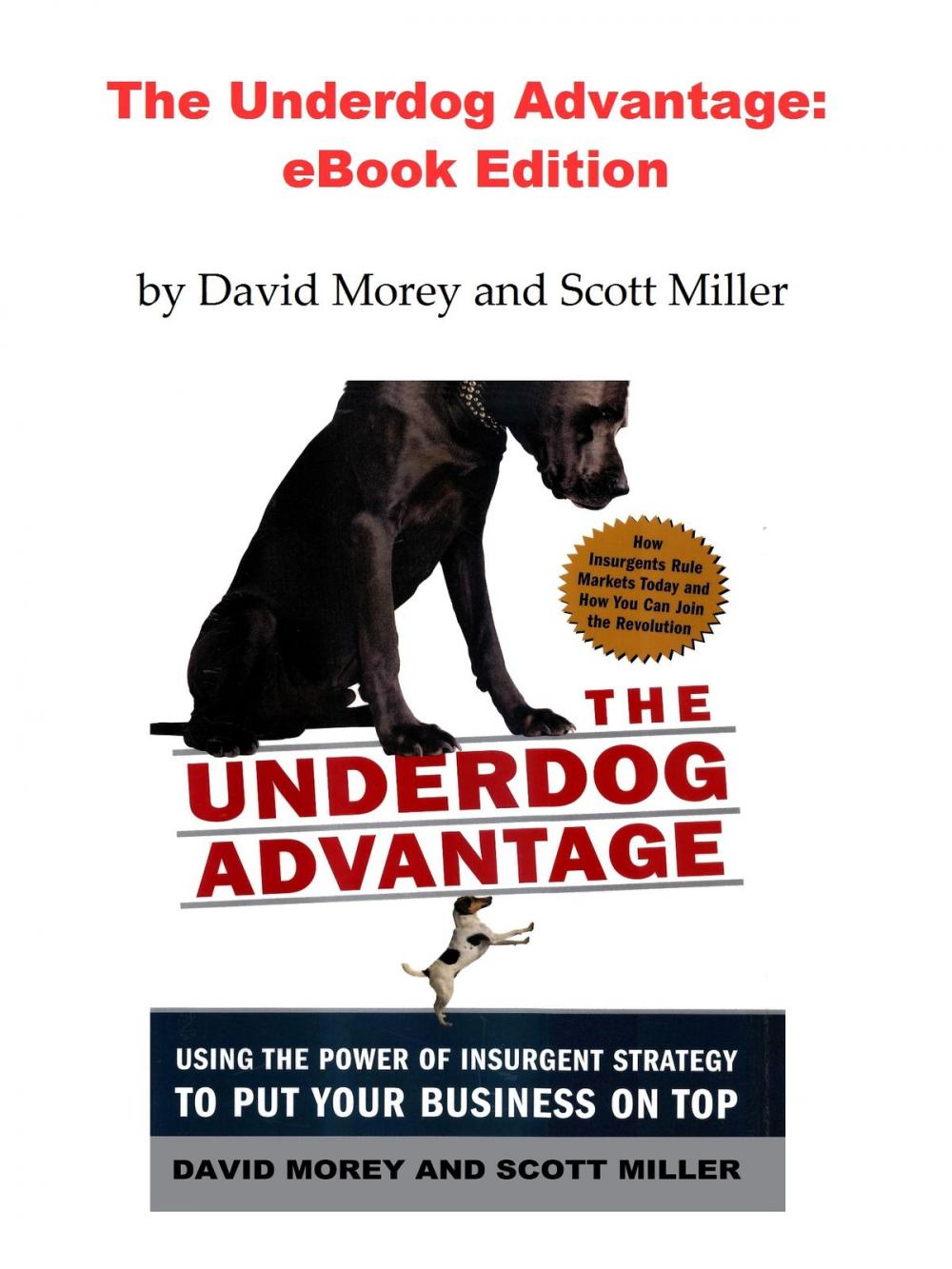 Big bigCover of The Underdog Advantage: EBook Edition