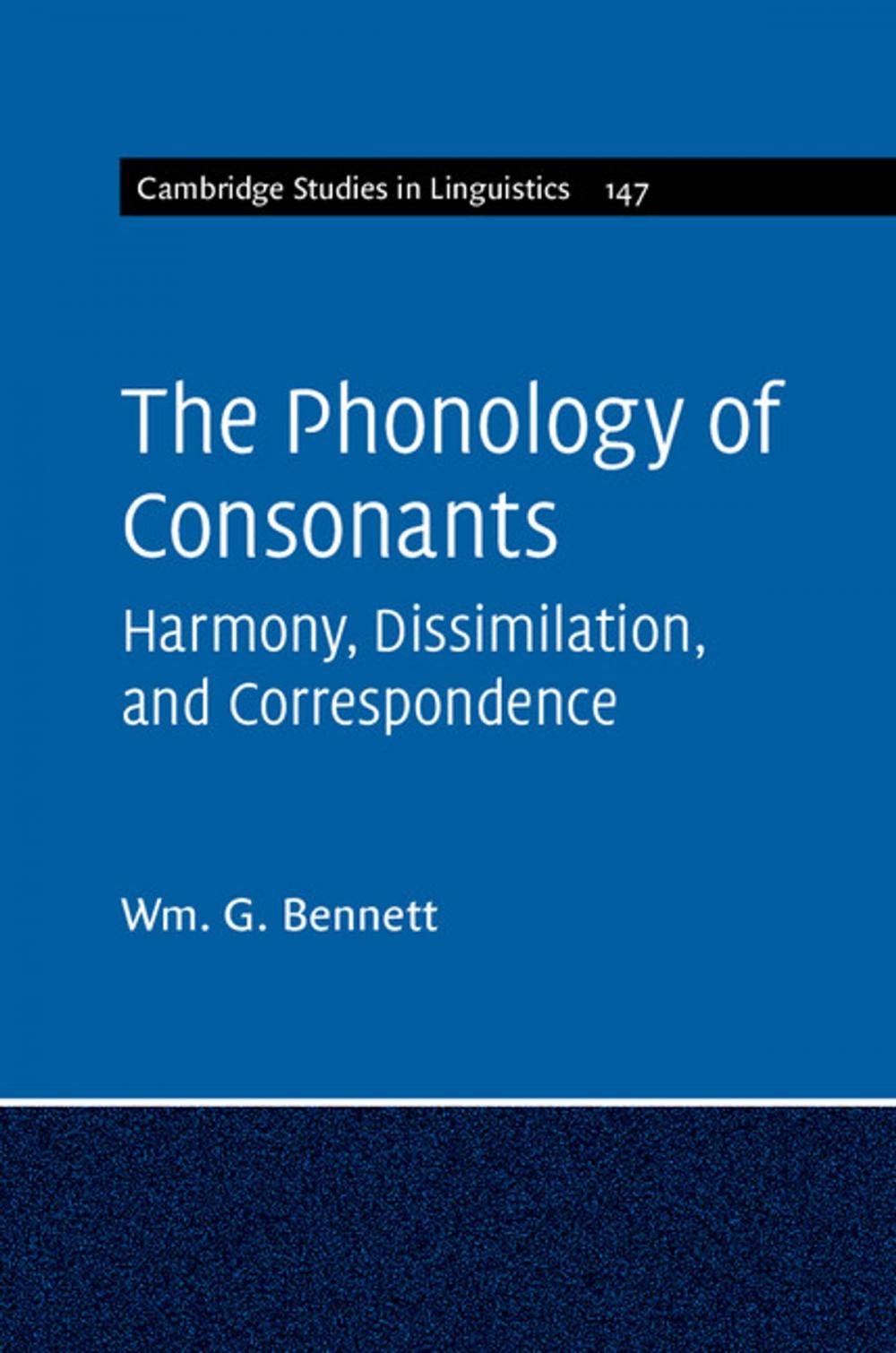 Big bigCover of The Phonology of Consonants