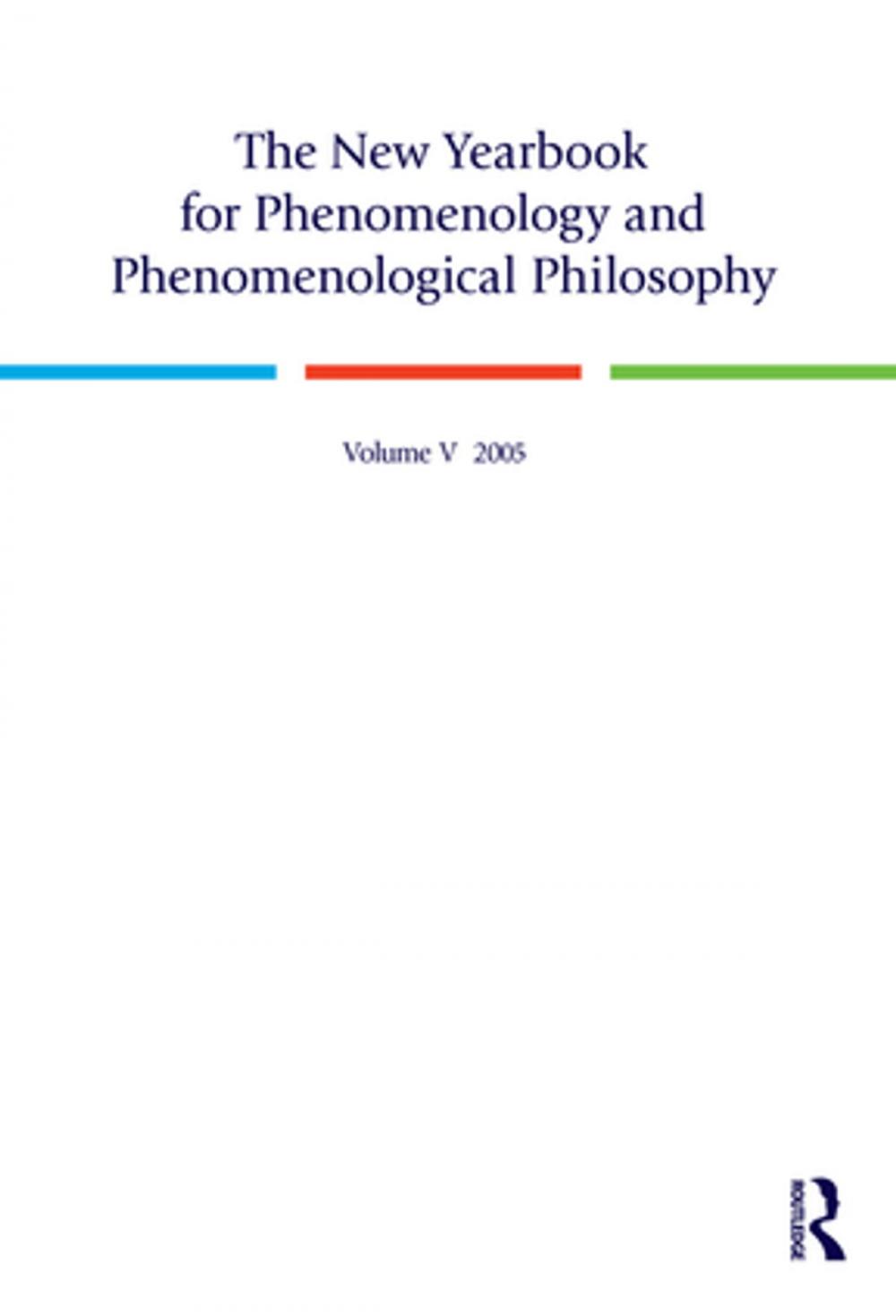 Big bigCover of The New Yearbook for Phenomenology and Phenomenological Philosophy