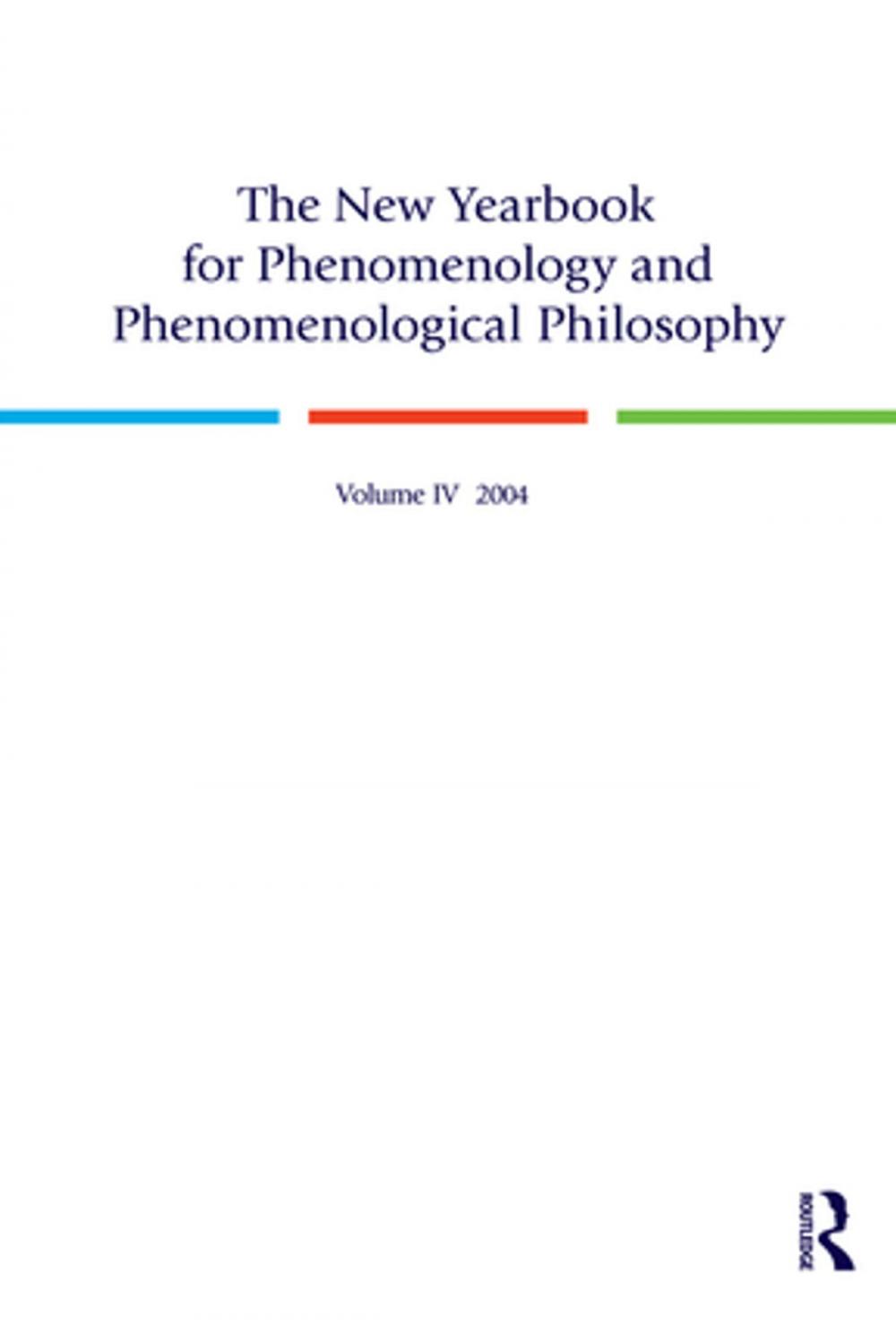 Big bigCover of The New Yearbook for Phenomenology and Phenomenological Philosophy