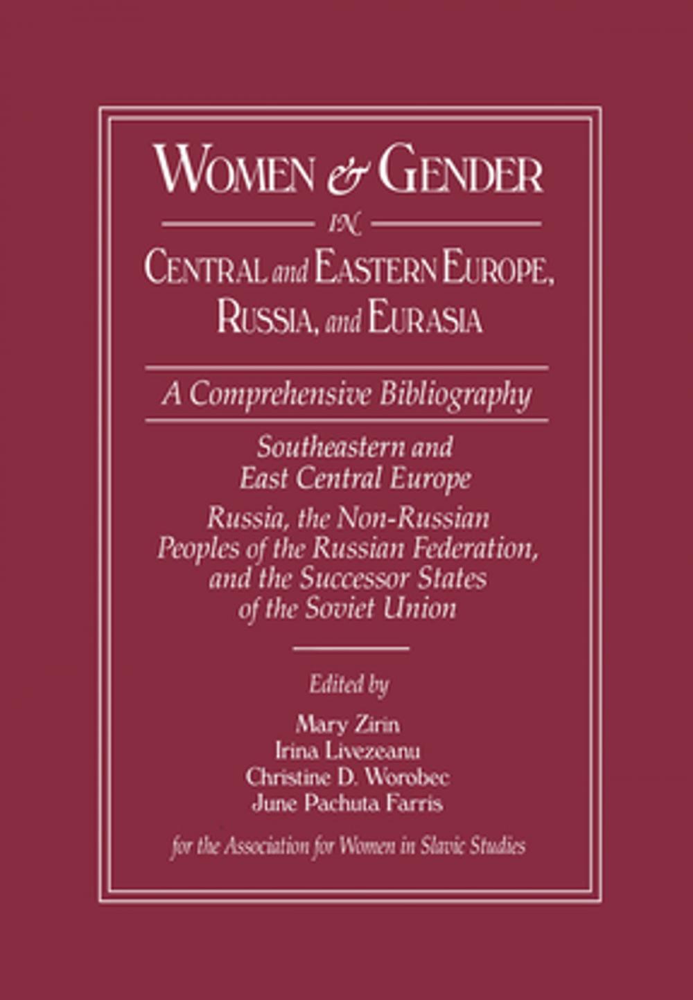 Big bigCover of Women and Gender in Central and Eastern Europe, Russia, and Eurasia