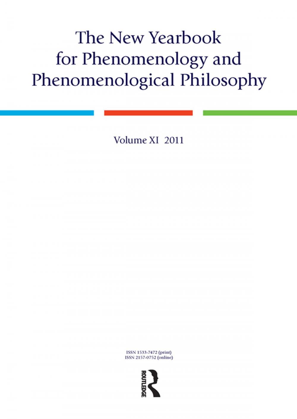 Big bigCover of The New Yearbook for Phenomenology and Phenomenological Philosophy