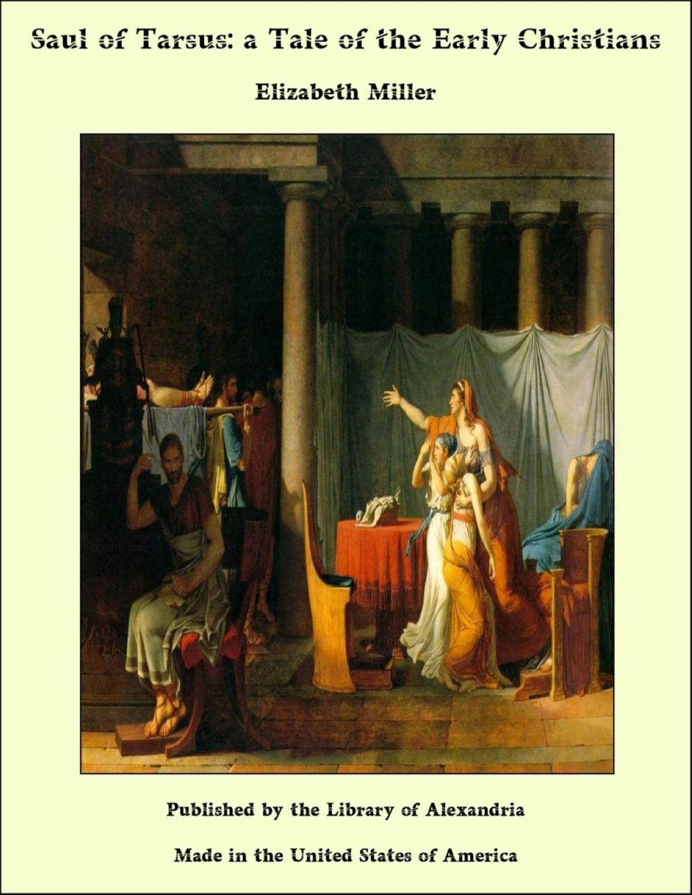 Big bigCover of Saul of Tarsus: a Tale of the Early Christians