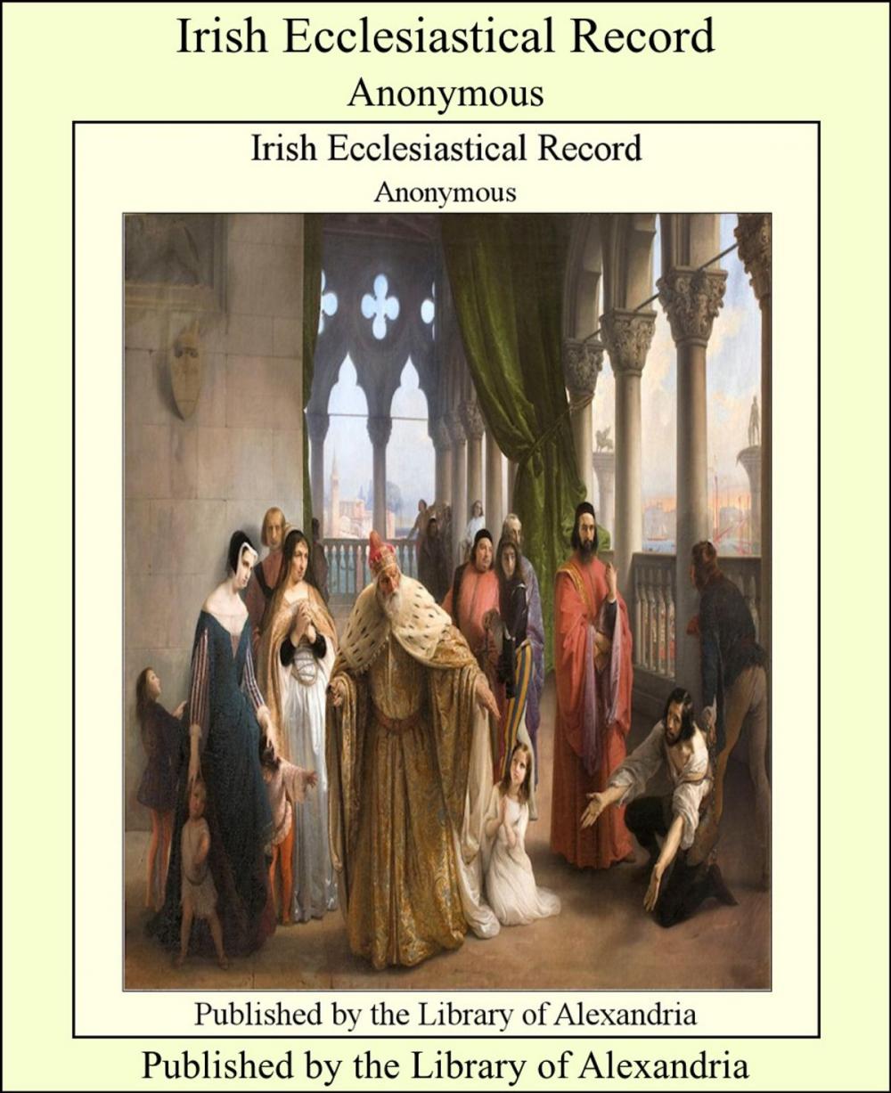Big bigCover of Irish Ecclesiastical Record