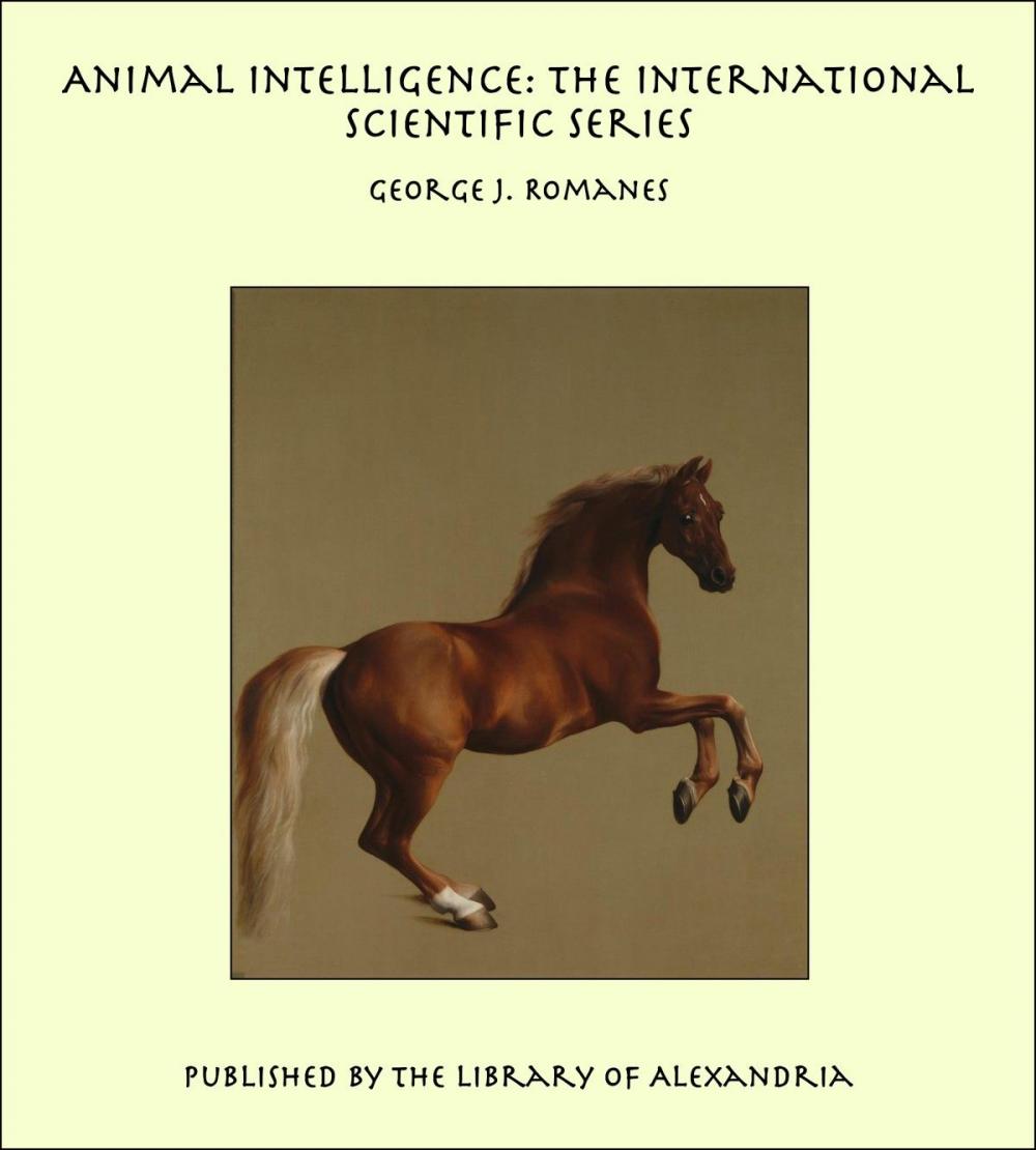 Big bigCover of Animal Intelligence: The International Scientific Series